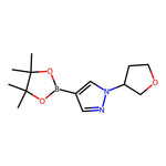 1-(Tetrahydrofuran-3-yl)-4-(4,4,5,5-tetramethyl-1,3,2-dioxaborolan-2-yl)-1H-pyrazole|CS-W020669|1029715-63-6