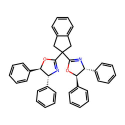 (4R,4'R,5R,5'R)-2,2'-(2,3-Dhydro-1H-indene-2,2-diyl)bis(4,5-diphenyl-4,5-dihydrooxazole)|CS-0610823|2757085-87-1