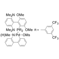 Methanesulfonato(2-bis(3,5-di(trifluoromethyl)phenylphosphino)-3,6-dimethoxy-2',6'-bis(dimethylamino)-1,1'-biphenyl )(2'-methylamino-1,1'-biphenyl-2-yl)palladium(II) [Palladacycle Gen. 4]|46-0347|1810068-35-9