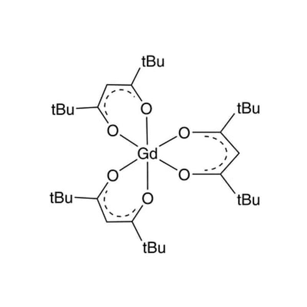 Tris(2,2,6,6-tetramethyl-3,5-heptanedionato)gadolinium(III), 99% (99.9%-Gd) (REO) [Gd(TMHD)3]|64-5000|14768-15-1