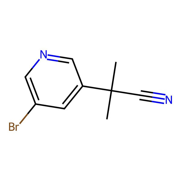 2-(5-Bromopyridin-3-yl)-2-methylpropanenitrile|CS-0611109|1257432-08-8