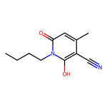 1-Butyl-1,2-dihydro-6-hydroxy-4-methyl-2-oxo-3-pyridinecarbonitrile|CS-0655037|39108-47-9