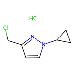 3-(Chloromethyl)-1-cyclopropyl-1H-pyrazole hydrochloride|CS-0882460|2866317-25-9