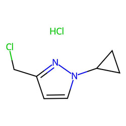 3-(Chloromethyl)-1-cyclopropyl-1H-pyrazole hydrochloride|CS-0882460|2866317-25-9