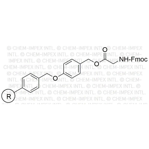 Fmoc-glycine 4-alkoxybenzyl alcohol resin|01908