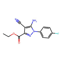 Ethyl 5-amino-4-cyano-1-(4-fluorophenyl)-1H-pyrazole-3-carboxylate|CS-0151665|1001665-65-1