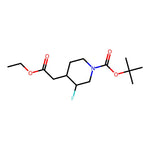 tert-Butyl 4-(2-ethoxy-2-oxoethyl)-3-fluoropiperidine-1-carboxylate|CS-W001535|317360-04-6