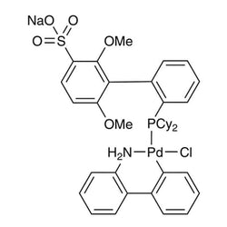 Chloro(2-dicyclohexylphosphino-2',6'-dimethoxy-3'-sulfonic acid sodium-1,1'-biphenyl)(2'-amino-1,1'-biphenyl-2-yl)palladium(II), [sSPhos Palladacycle Gen. 2]|46-1010|2375242-78-5