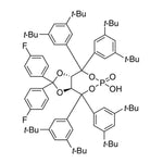 (3aS,8aS)-4,4,8,8-Tetrakis(3,5-di-tert-butylphenyl)-2,2-bis(4-fluorophenyl)-6-hydroxy-tetrahydro-6-oxide-[1,3]dioxolo[4,5-e][1,3,2]dioxaphosphepine, 98%|15-8626