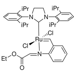 Dichloro(1,3-di-i-propylphenylimidazolidin-2-ylidene){2-[(ethoxy-2-oxoethylidene)amino]benzylidene} ruthenium(II) HeatMet SIPr|44-0792|2097273-88-4