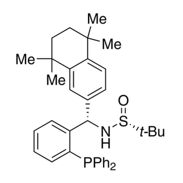 [S(R)]-N-((S)-(2-(Diphenylphosphino)phenyl)(5,6,7,8-tetrahydro-5,5,8,8-tetramethyl-2-naphthalenyl)methyl]-2-methyl-2-propanesulfinamide, 95%|15-8735
