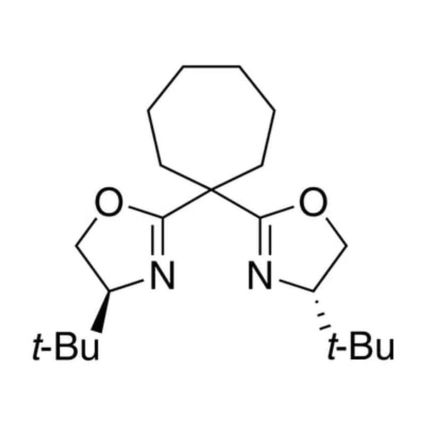 (4S,4'S)-2,2'-(Cycloheptane-1,1-diyl)bis(4-tert-butyl-4,5-dihydrooxazole), 98%, (99% ee)|07-1401