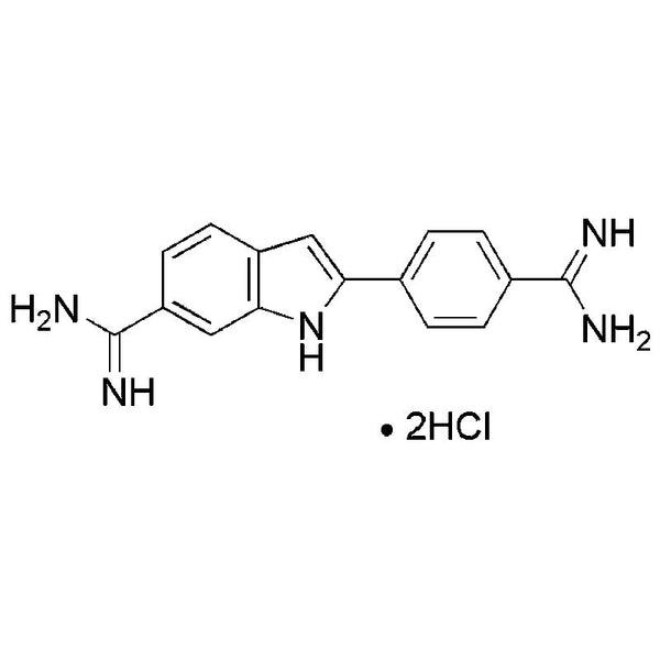 2-(4-Carbamimidoylphenyl)-1H-indole-6-carboxamidine dihydrochloride|29999|28718-90-3