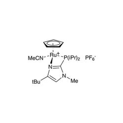 Acetonitrile(cyclopentadienyl)[2-(di-i-propylphosphino)-4-(t-butyl)-1-methyl-1H-imidazole]ruthenium(II) hexafluorophosphate, min. 98% [Alkene Zipper Catalyst]|44-0017|930601-66-4