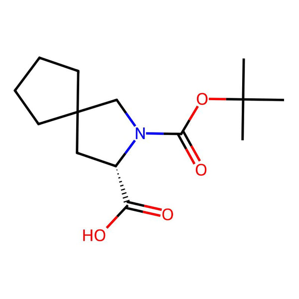 (S)-2-(tert-Butoxycarbonyl)-2-azaspiro[4.4]nonane-3-carboxylic acid|CS-0143965|1608495-27-7