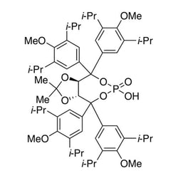 (3aR,8aR)-Tetrahydro-6-hydroxy-2,2-dimethyl-4,4,8,8-tetrakis(3,5-diisopropyl-4-methoxyphenyl)-6-oxide-[1,3]dioxolo[4,5-e][1,3,2]dioxaphosphepine, 98%|15-8612