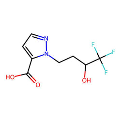 1-(4,4,4-Trifluoro-3-hydroxybutyl)-1H-pyrazole-5-carboxylic acid|CS-0530578|2549160-47-4