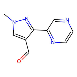1-Methyl-3-(pyrazin-2-yl)-1H-pyrazole-4-carbaldehyde|CS-0083795|1340455-25-5