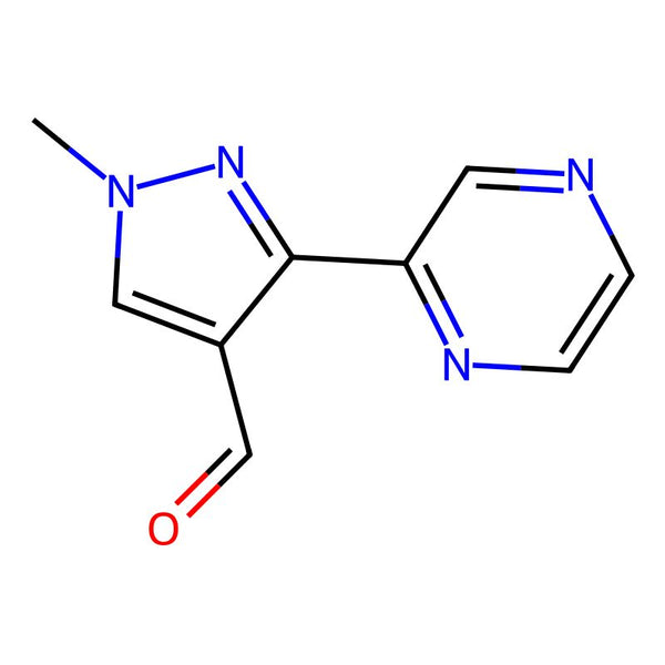 1-Methyl-3-(pyrazin-2-yl)-1H-pyrazole-4-carbaldehyde|CS-0083795|1340455-25-5