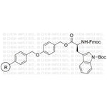 Na-Fmoc-Nin-Boc-L-tryptophan 4-alkoxybenzyl alcohol resin|03445