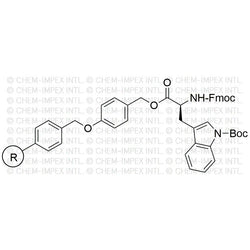 Na-Fmoc-Nin-Boc-L-tryptophan 4-alkoxybenzyl alcohol resin|03445