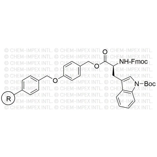 Na-Fmoc-Nin-Boc-L-tryptophan 4-alkoxybenzyl alcohol resin|03445