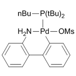Methanesulfonato[di-t-butyl(n-butyl)phosphine](2'-amino-1,1'-biphenyl-2-yl)palladium(II) dichloromethane adduct, min. 98% [P(t-Bu)2(n-Bu) Palladacycle Gen. 3]|46-0365|2195390-27-1