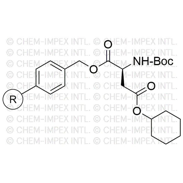 Boc-L-aspartic acid b-cyclohexyl ester Merrifield resin (0.3 - 0.8 meq/g, 100 - 200 mesh)|02752