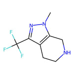 1-Methyl-3-(trifluoromethyl)-4,5,6,7-tetrahydro-1H-pyrazolo[3,4-c]pyridine|CS-0498862|794451-98-2