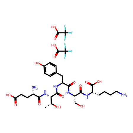 H-Glu-Thr-Tyr-Ser-Lys-OH · 2 TFA|CPTD785851|300584-91-2