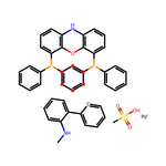 (SP-4-4)-[4-(Diphenylphosphino-κP)-6-(diphenylphosphino)-10H-phenoxazine](methanesulfonato-κO)[2'-(methylamino-κN)[1,1'-biphenyl]-2-yl-κC]palladium|CS-0639642|1878105-23-7