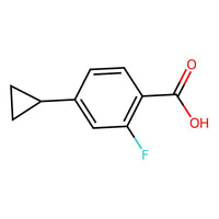 4-cyclopropyl-2-fluorobenzoic acid|CS-0050876|1247927-81-6