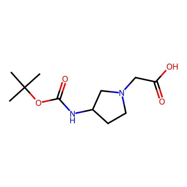 2-(3-((Tert-butoxycarbonyl)amino)pyrrolidin-1-yl)acetic acid|CS-0273205|261715-71-3