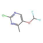 2-Chloro-5-(difluoromethoxy)-4-methylpyrimidine|CS-0651820|1823916-35-3
