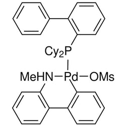 Methanesulfonato(2-dicyclohexylphosphino-1,1'-biphenyl)(2'-methylamino-1,1-biphenyl-2-yl)]palladium(II) dichloromethane adduct, min. 98%  CyJohnphos Palladacycle Gen. 4|46-0980