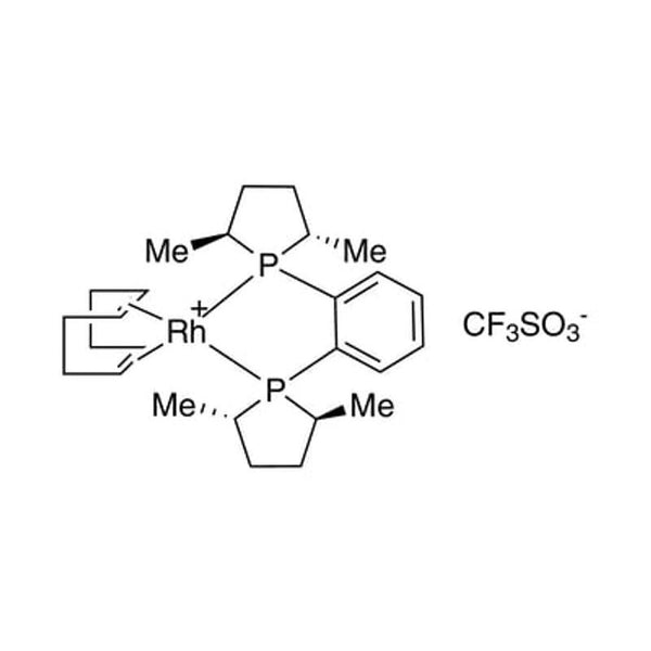 (+)-1,2-Bis((2S,5S)-2,5-dimethylphospholano)benzene(1,5-cyclooctadiene)rhodium(I)trifluoromethanesulfonate, 98+% (S,S)-Me-DUPHOS-Rh|45-0161|136705-75-4