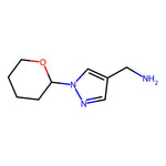 (1-(Tetrahydro-2H-pyran-2-yl)-1H-pyrazol-4-yl)methanamine|CS-0196469|1038392-15-2