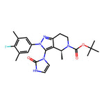 tert-Butyl (S)-2-(4-fluoro-3,5-dimethylphenyl)-4-methyl-3-(2-oxo-2,3-dihydro-1H-imidazol-1-yl)-2,4,6,7-tetrahydro-5H-pyrazolo[4,3-c]pyridine-5-carboxylate|CS-0619769|2212021-61-7