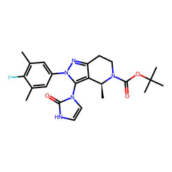 tert-Butyl (S)-2-(4-fluoro-3,5-dimethylphenyl)-4-methyl-3-(2-oxo-2,3-dihydro-1H-imidazol-1-yl)-2,4,6,7-tetrahydro-5H-pyrazolo[4,3-c]pyridine-5-carboxylate|CS-0619769|2212021-61-7