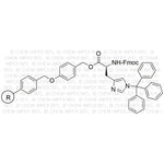 Na-Fmoc-Nim-trityl-L-histidine 4-alkoxybenzyl alcohol resin|01909
