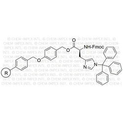 Na-Fmoc-Nim-trityl-L-histidine 4-alkoxybenzyl alcohol resin|01909