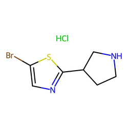 5-Bromo-2-(pyrrolidin-3-yl)thiazole hydrochloride|CS-0886850|2995288-94-1