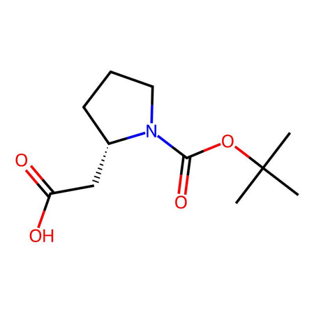 (S)-2-(1-Boc-2-pyrrolidinyl)acetic acid, 98%|188980|56502-01-3