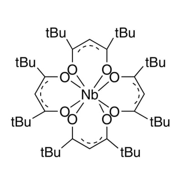 Tetrakis(2,2,6,6-tetramethyl-3,5-heptanedionato)niobium(IV), 99% [Nb(TMHD)4]|41-7000|41706-15-4