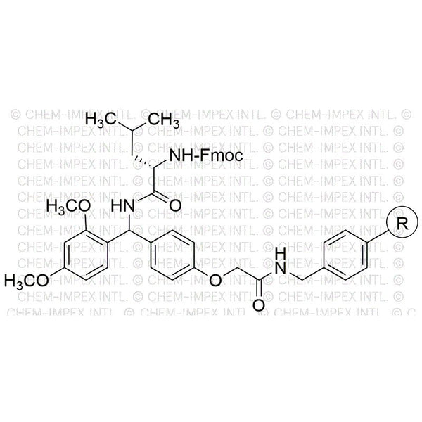 Fmoc-leucine Rink amide AM resin|12496
