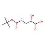 3-((tert-Butoxycarbonyl)amino)-2-hydroxypropanoic acid|CS-0154399|218916-64-4
