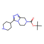 tert-Butyl 3-(piperidin-4-yl)-5,6-dihydro-[1,2,4]triazolo[4,3-a]pyrazine-7(8H)-carboxylate|CS-0530815|1361112-46-0