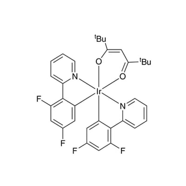 Bis[3,5-difluoro-2-(2-pyridinyl-κN)phenyl-κC](2,2,6,6-tetramethyl-3,5-heptanedionato-κO,κO')iridium(III), min. 98%|77-8030|562099-10-9