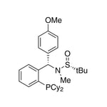 [S(R)]-N-[(S)-[2-(Dicyclohexylphosphanyl)phenyl](4-methoxyphenyl)methyl]-N,2-dimethyl-2-propanesulfinamide, 95%|15-8448