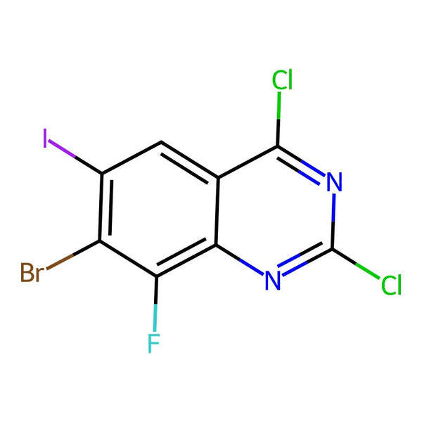 7-Bromo-2,4-dichloro-8-fluoro-6-iodoquinazoline|CS-0169415|2241720-34-1